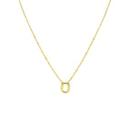 Collier letter 40 - 42 - 44 cm 14k geelgoud