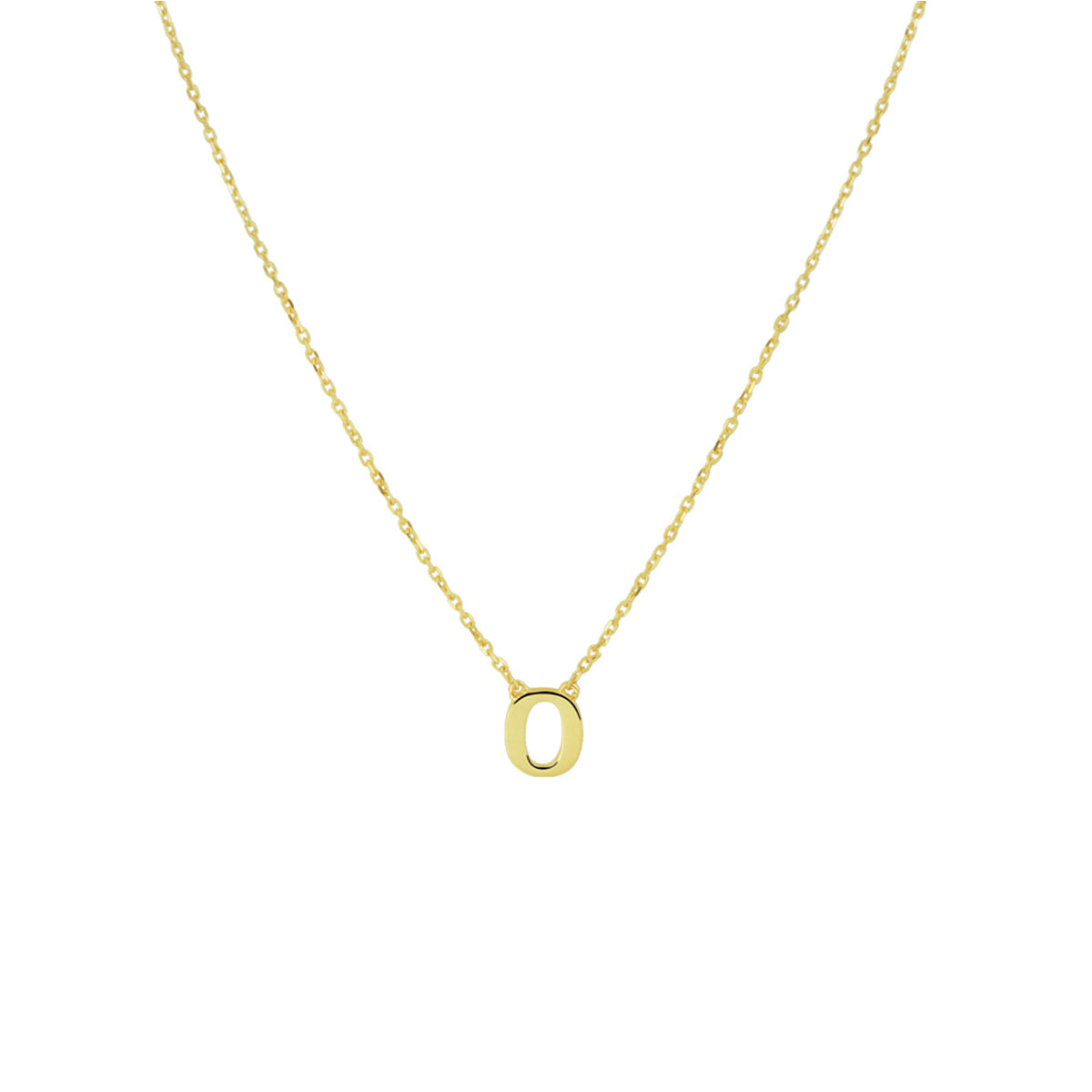 Collier letter 40 - 42 - 44 cm 14k geelgoud