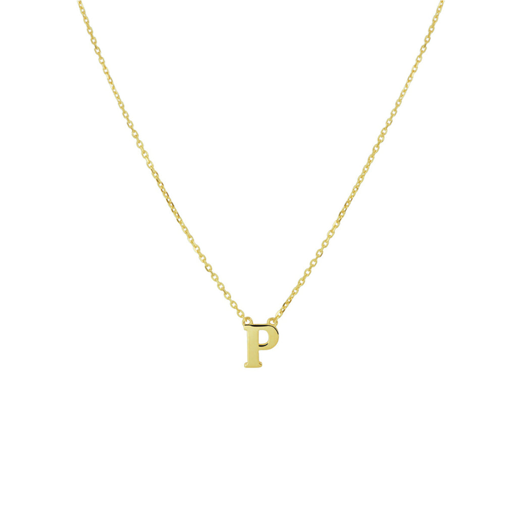 Collier letter 40 - 42 - 44 cm 14k geelgoud