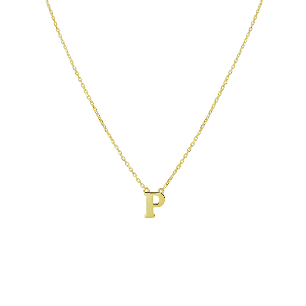Collier letter 40 - 42 - 44 cm 14k geelgoud