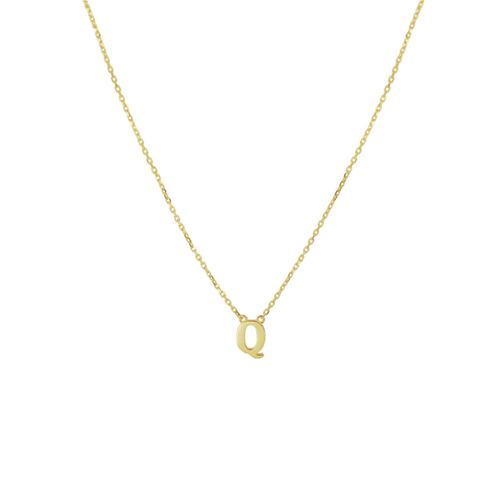 Collier letter 40 - 42 - 44 cm 14k geelgoud