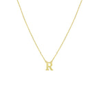 Collier letter 40 - 42 - 44 cm 14k geelgoud