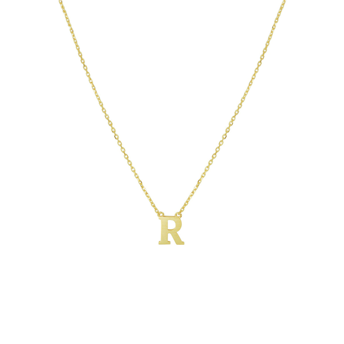 Collier letter 40 - 42 - 44 cm 14k geelgoud