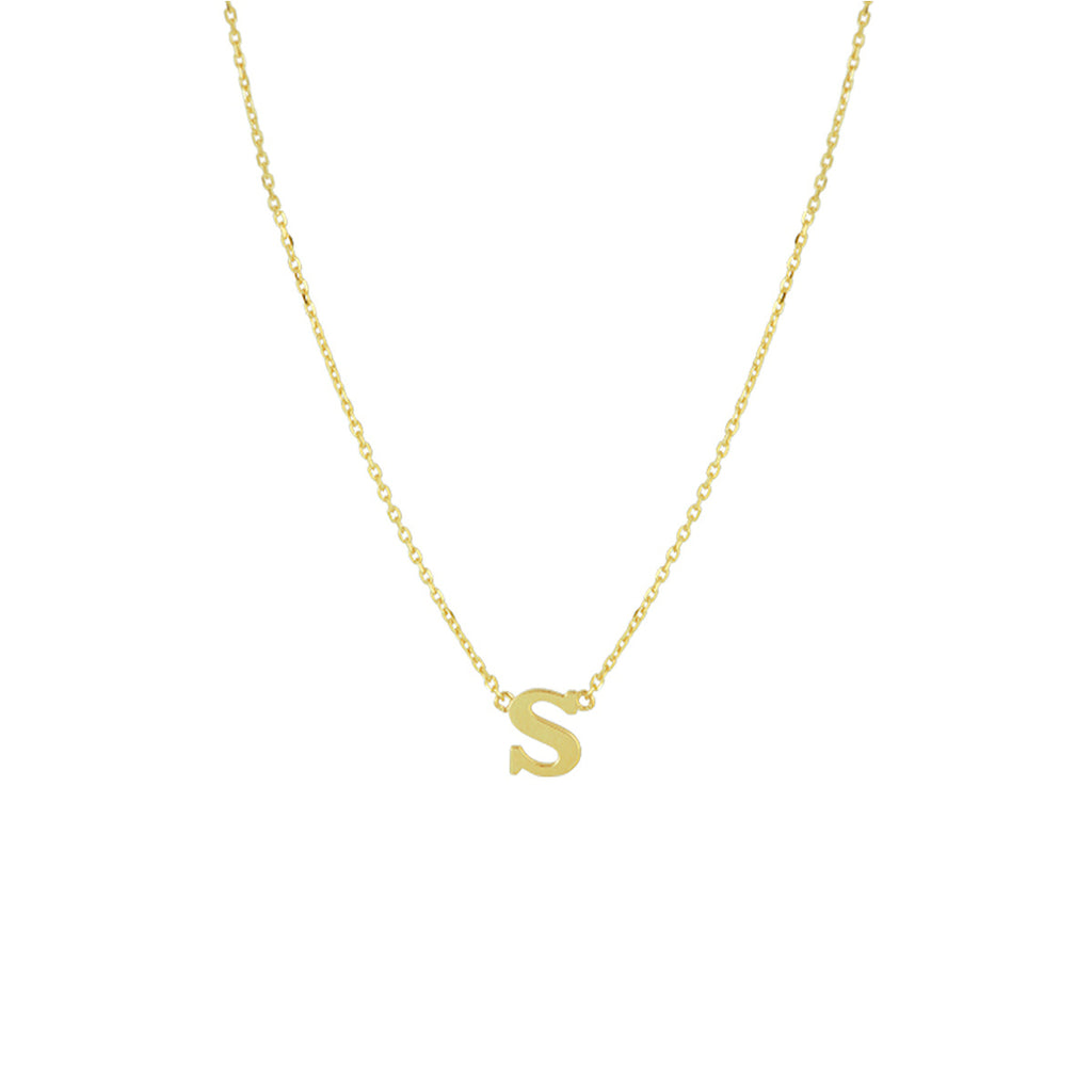 Collier letter 40 - 42 - 44 cm 14k geelgoud
