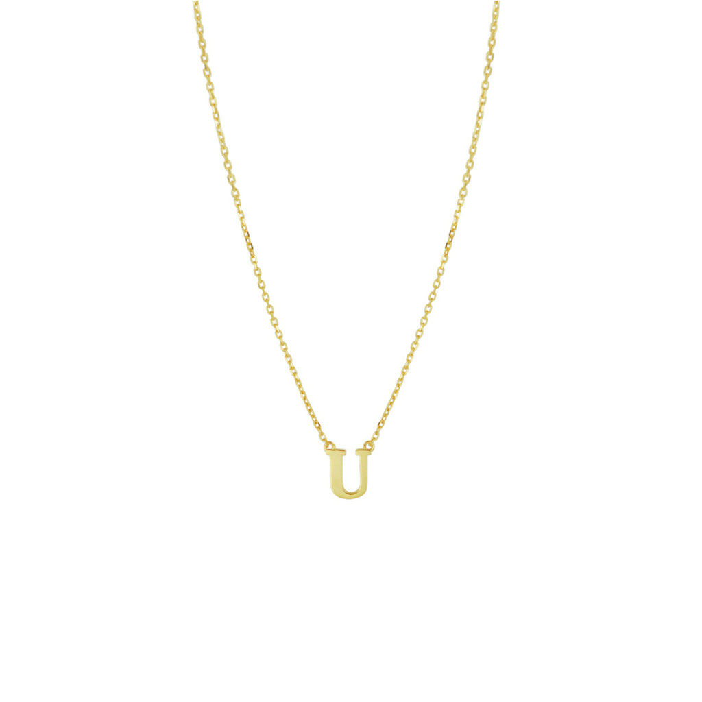 Collier letter 40 - 42 - 44 cm 14k geelgoud