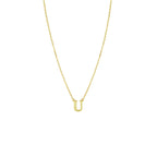 Collier letter 40 - 42 - 44 cm 14k geelgoud
