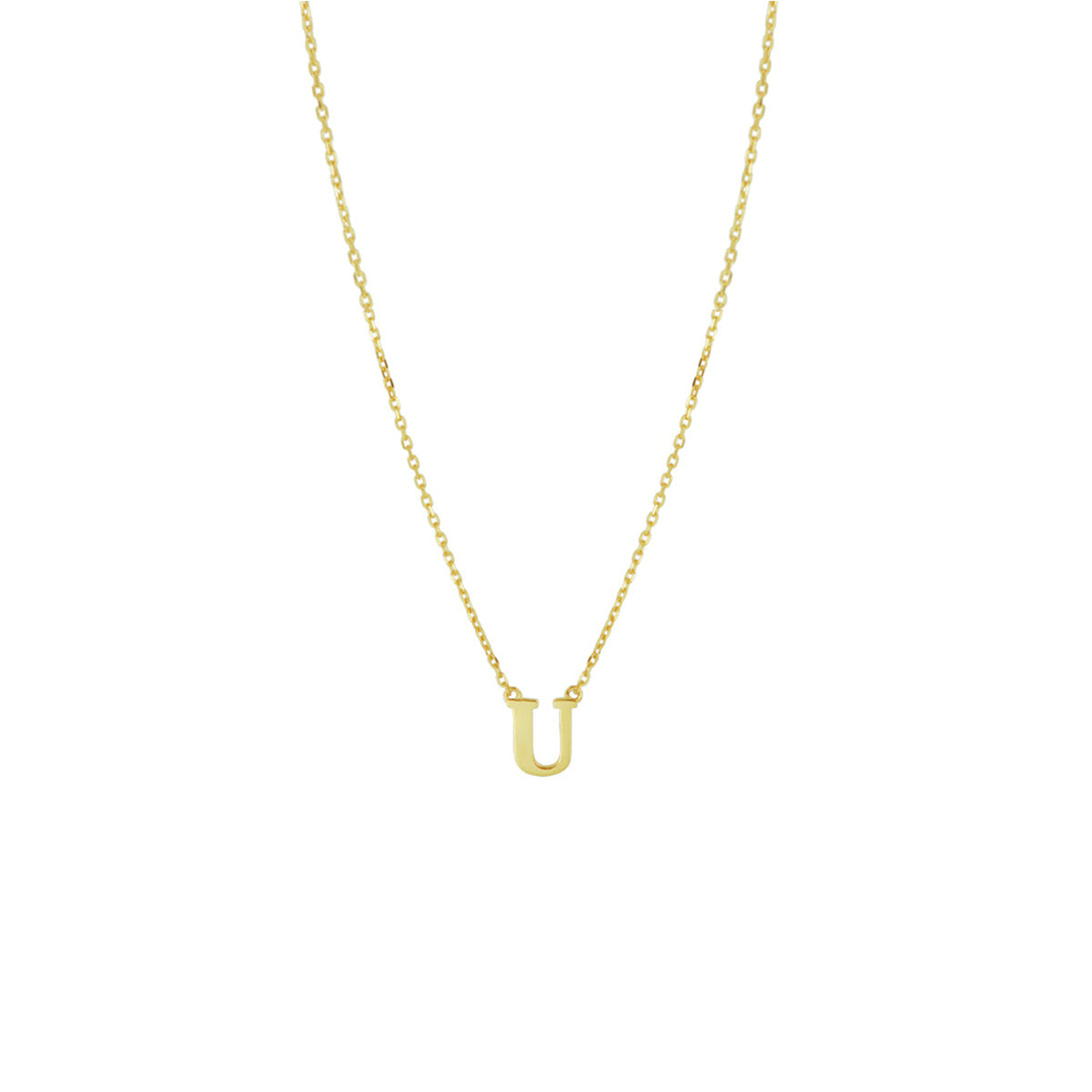 Collier letter 40 - 42 - 44 cm 14k geelgoud