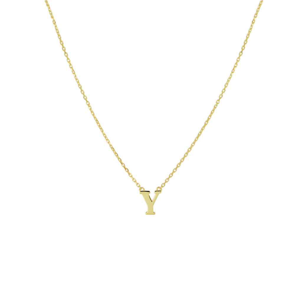Collier letter 40 - 42 - 44 cm 14k geelgoud