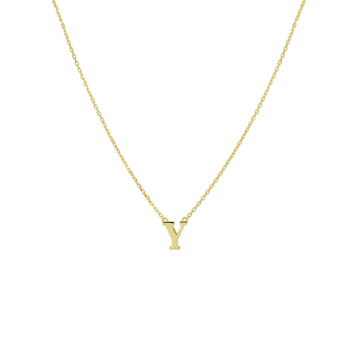 Collier letter 40 - 42 - 44 cm 14k geelgoud