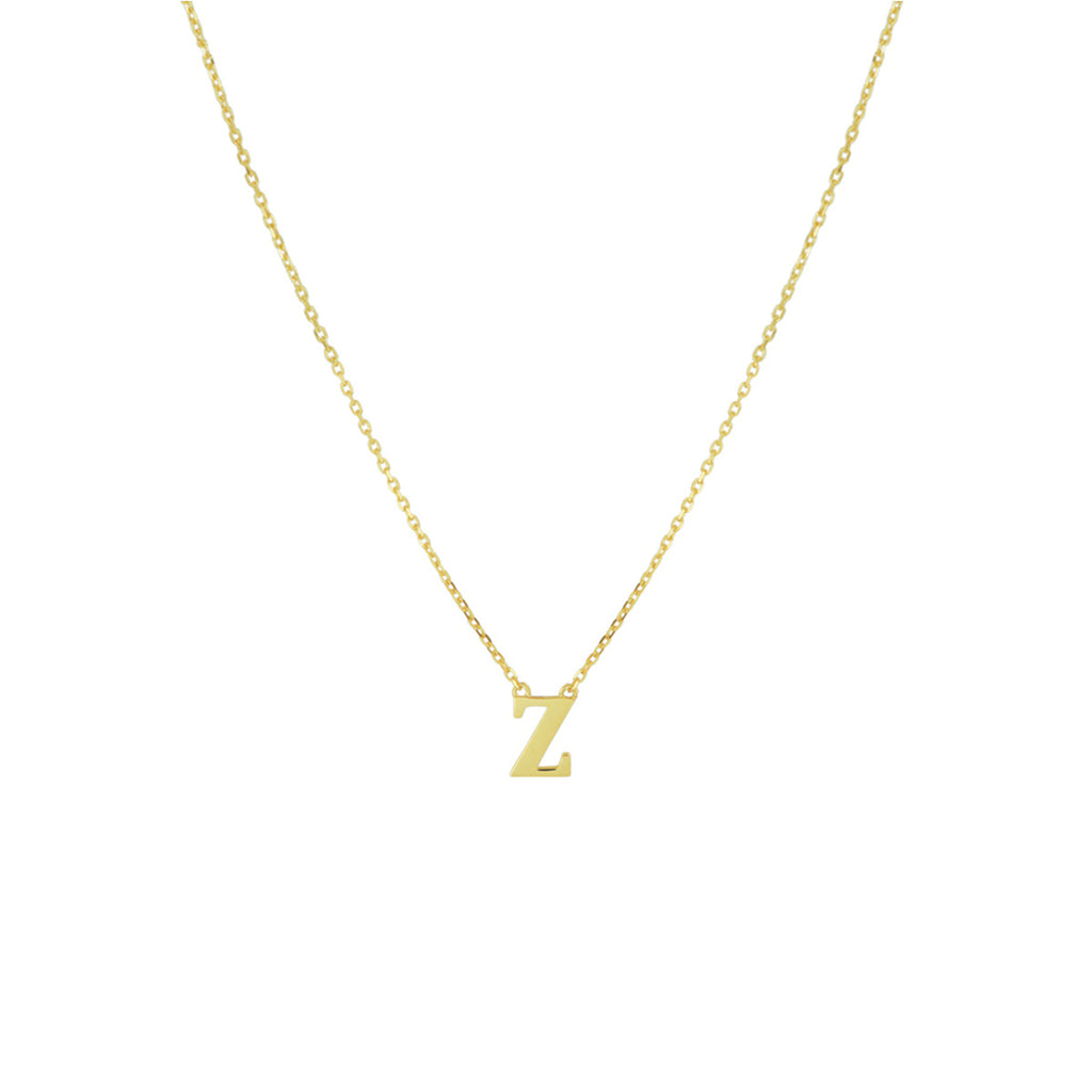 Collier letter 40 - 42 - 44 cm 14k geelgoud