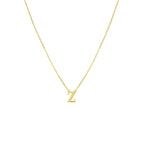 Collier letter 40 - 42 - 44 cm 14k geelgoud