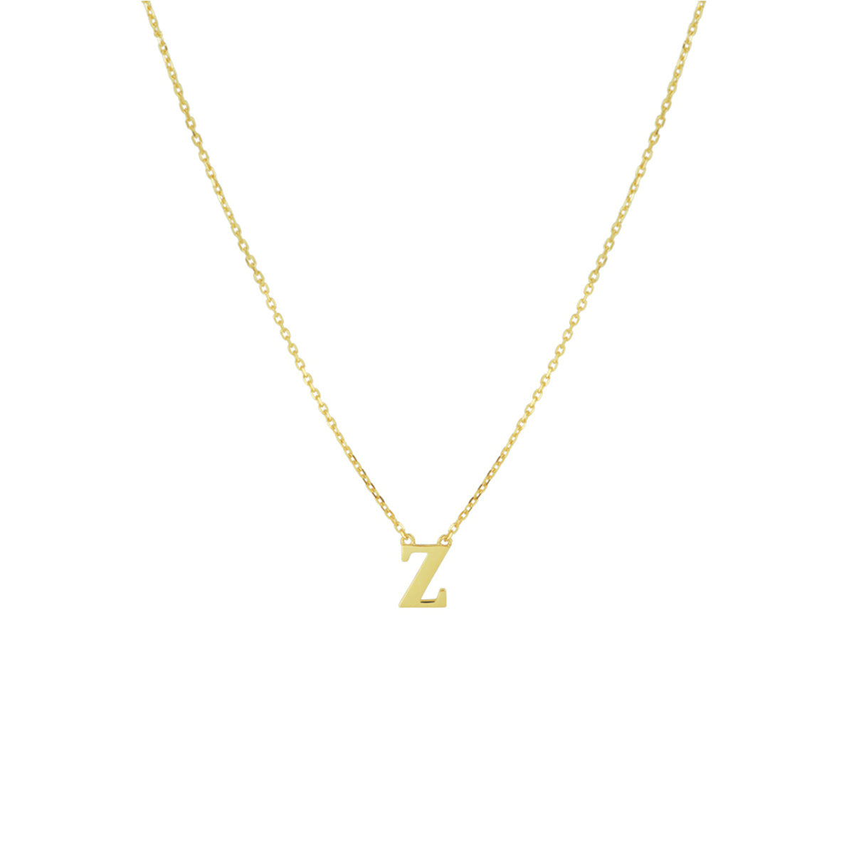 Collier letter 40 - 42 - 44 cm 14k geelgoud