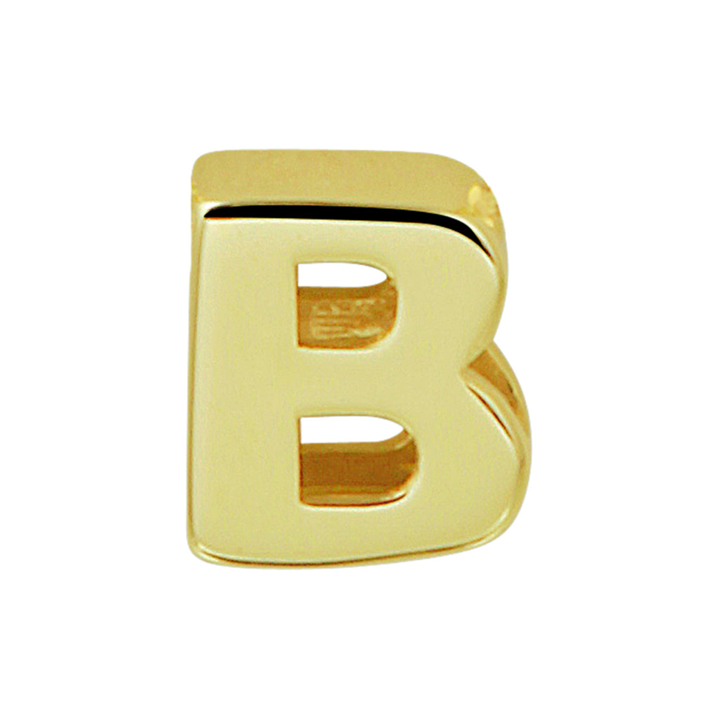 Hanger letter 14k geelgoud