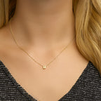 Hanger letter 14k geelgoud
