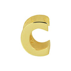 Hanger letter 14k geelgoud