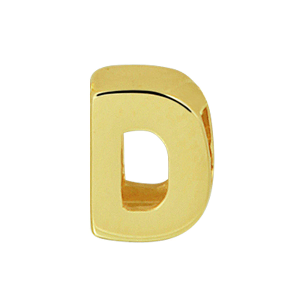 Hanger letter 14k geelgoud
