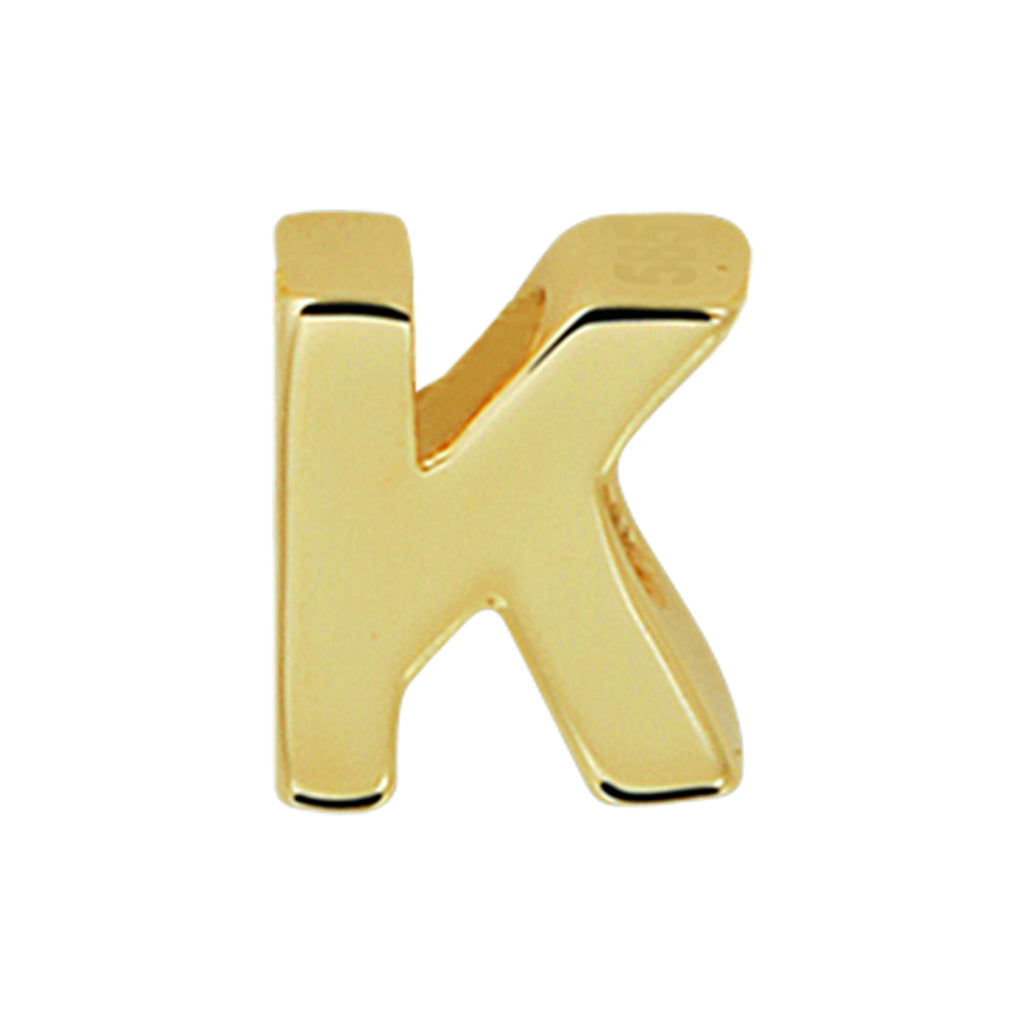 Hanger letter 14k geelgoud
