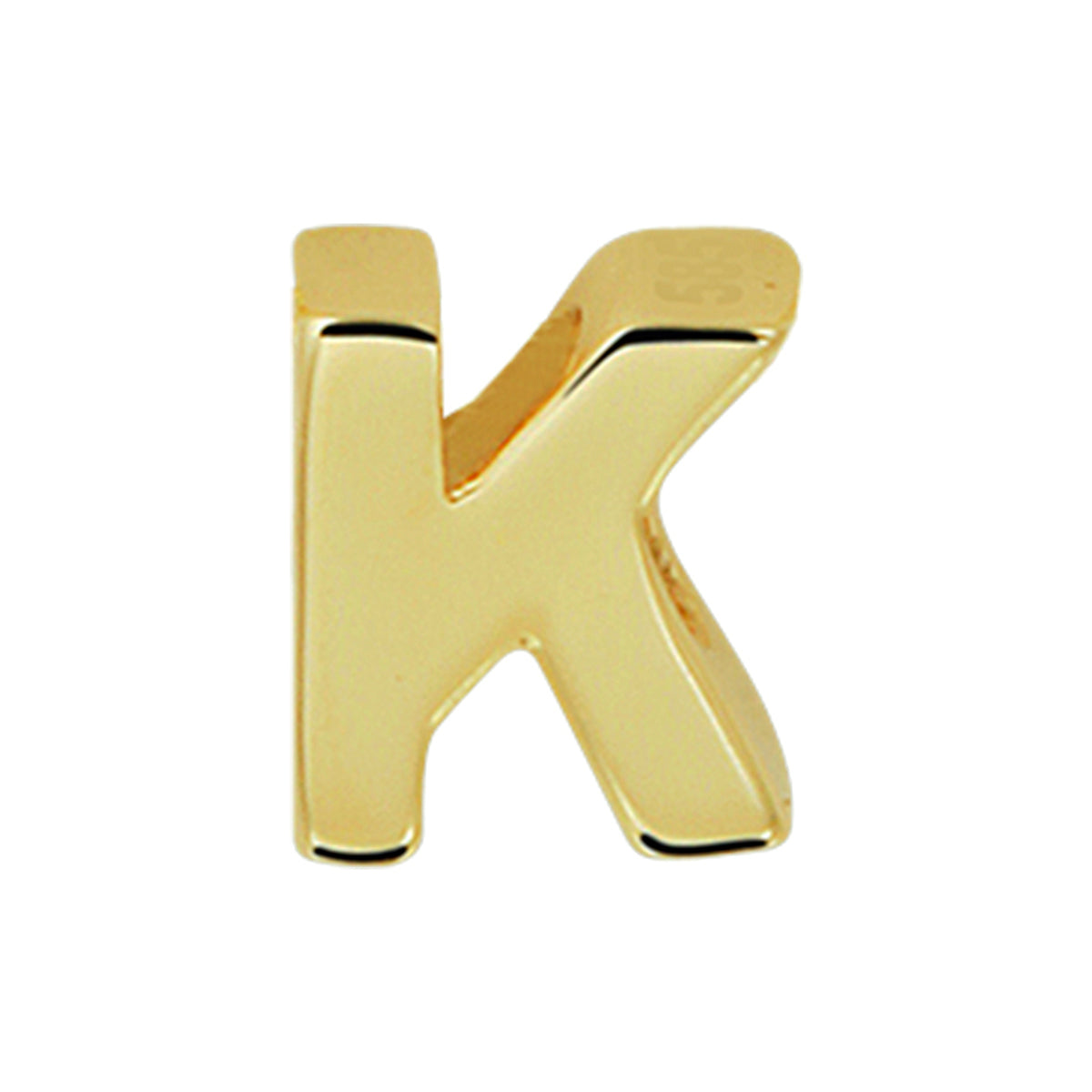 Hanger letter 14k geelgoud