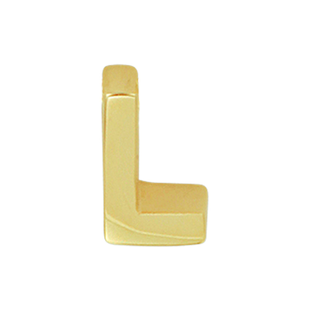 Hanger letter 14k geelgoud