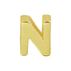 Hanger letter 14k geelgoud