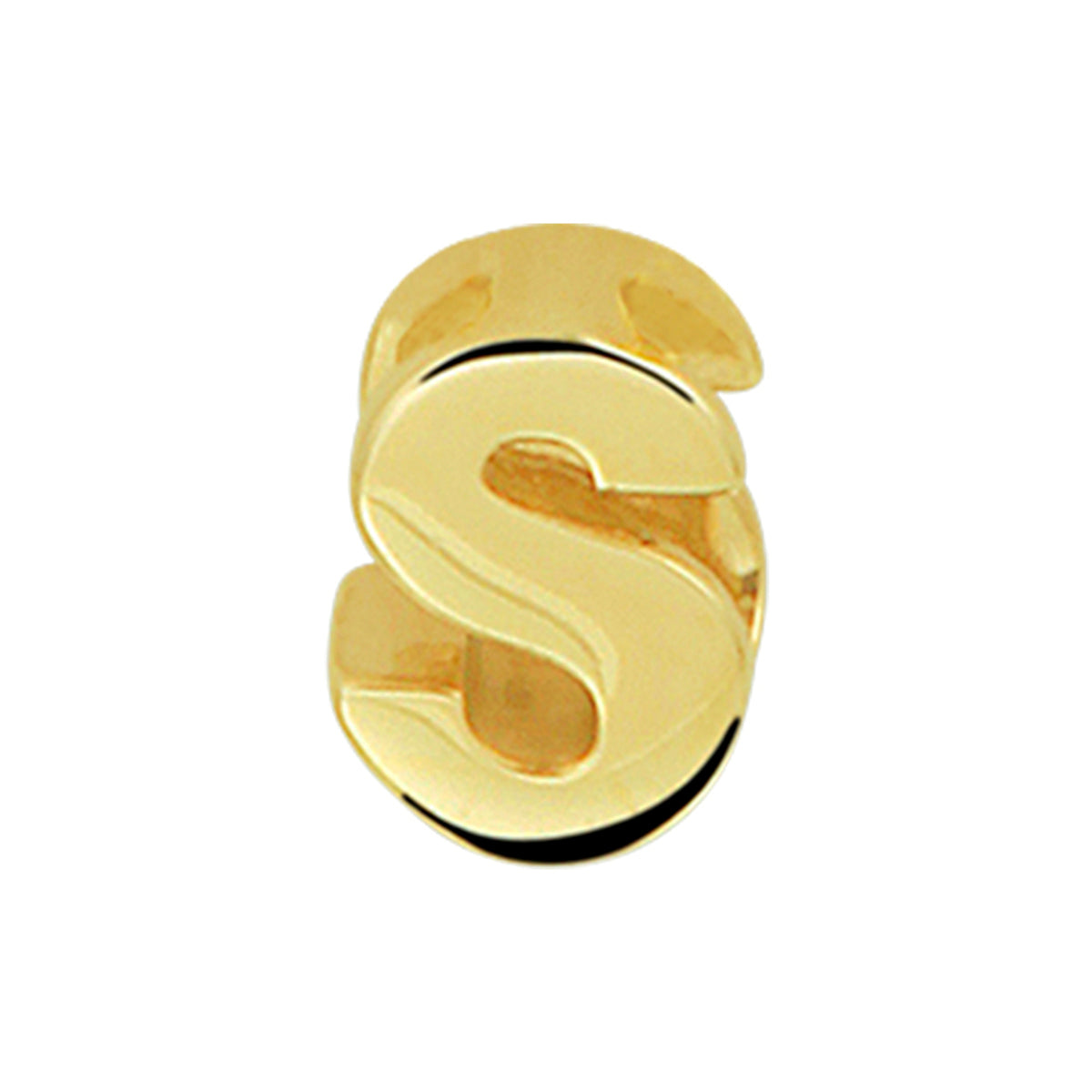 Hanger letter 14k geelgoud