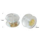 Siliconen poussetten 14k geelgoud