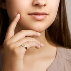 Graveerring poli/mat 14k geelgoud