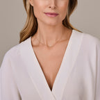 Collier bolletjes 1,3 mm 41 + 3 cm 14k geelgoud