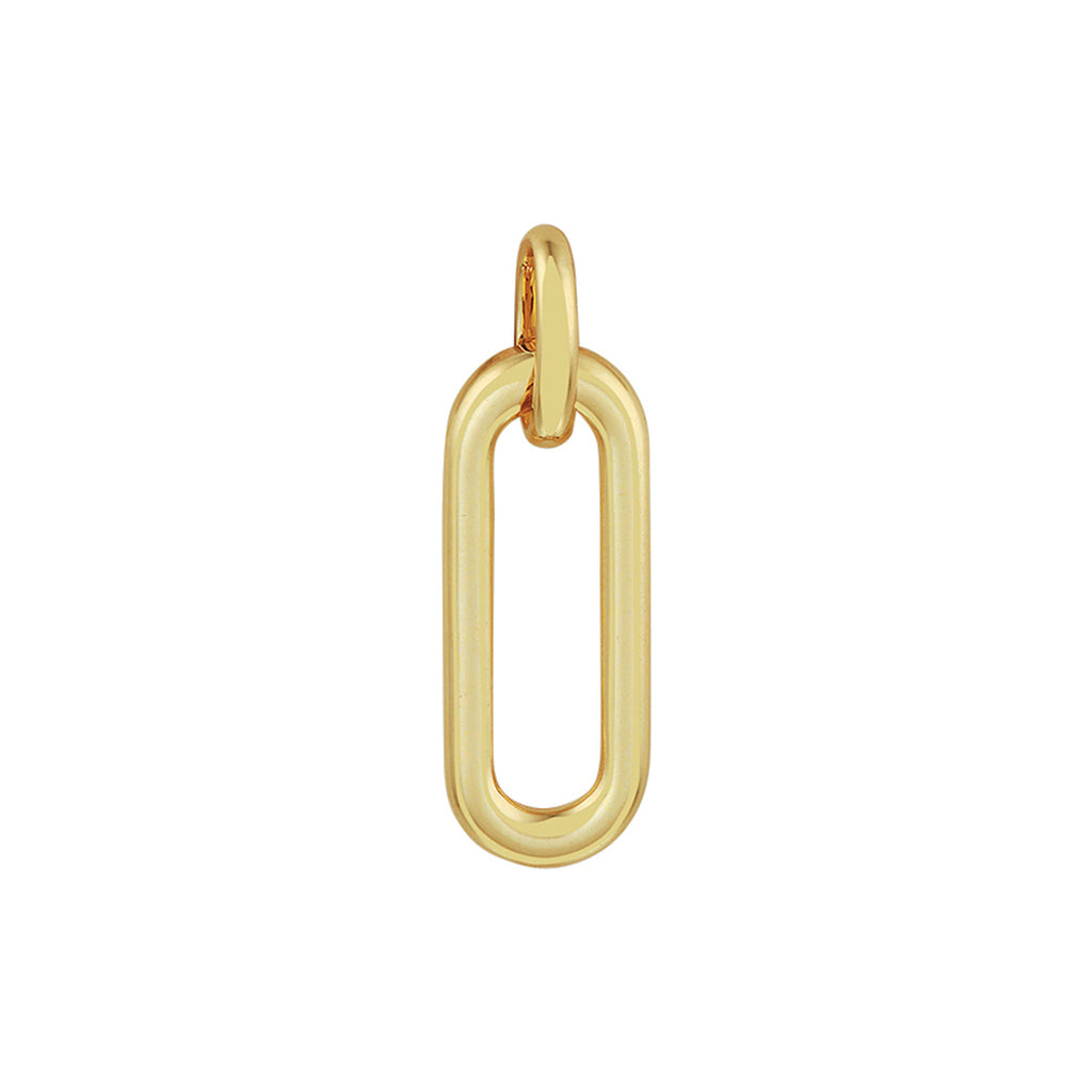 Hanger schakel 14k geelgoud