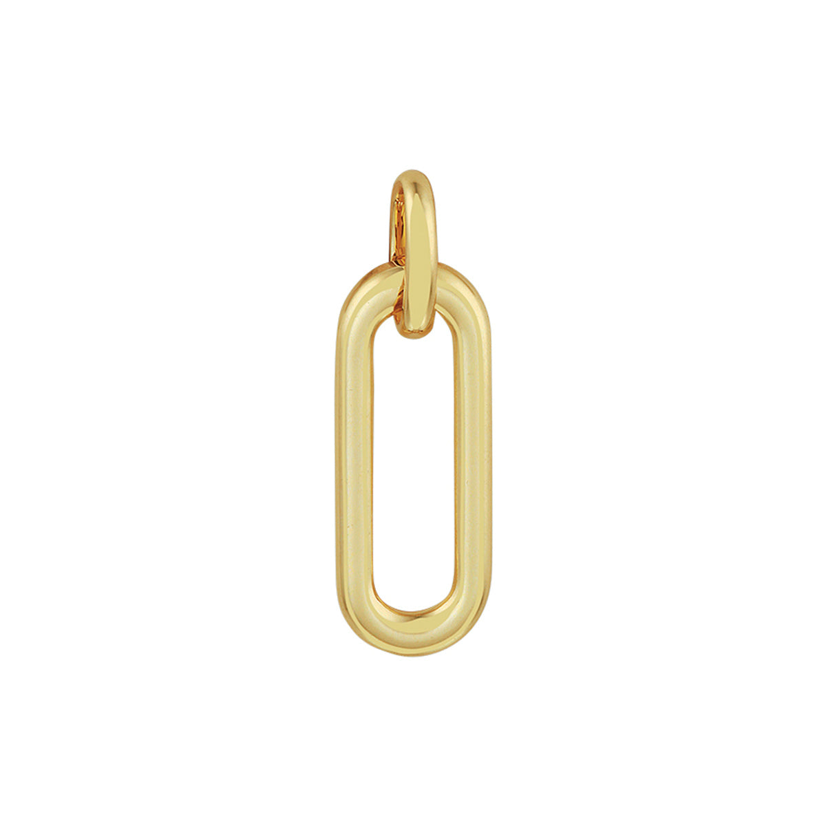 Hanger schakel 14k geelgoud