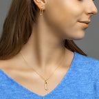 Hanger schakel 14k geelgoud