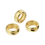 Hanger ringetjes 14k geelgoud