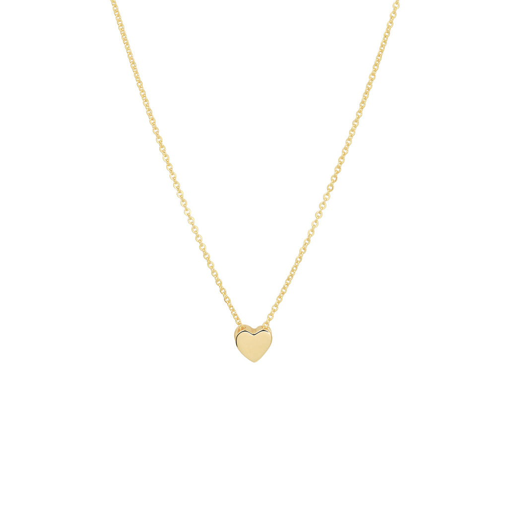 Collier hart 41 - 43 - 45 cm 14k geelgoud