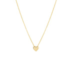 Collier hart 41 - 43 - 45 cm 14k geelgoud