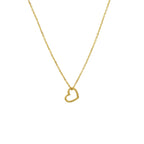 Collier hart 40 - 42 - 44 cm 14k geelgoud
