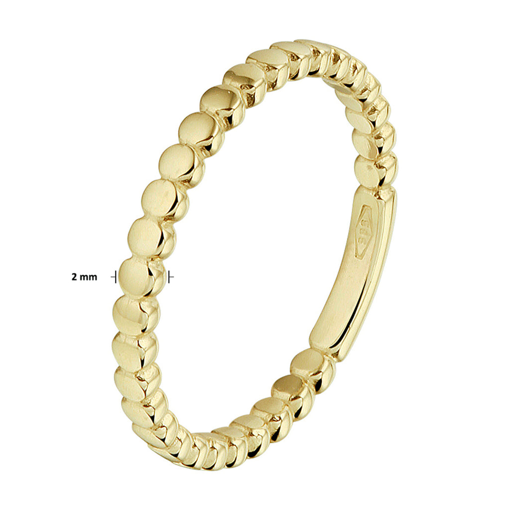 Aanschuifring 14k geelgoud