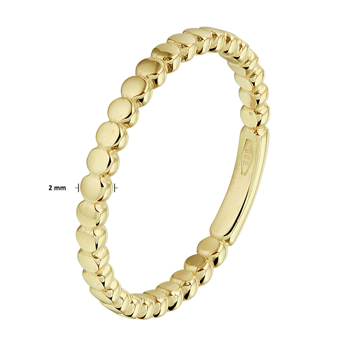 Aanschuifring 14k geelgoud