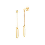 Oorhangers 14k geelgoud