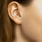 Oorhangers 14k geelgoud