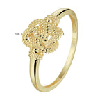 Ring surinaamse mattenklopper 14k geelgoud