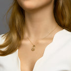 Hanger druppel 14k geelgoud