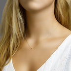 Collier hart 41 - 43 - 45 cm 14k geelgoud