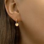 Oorringen rondje 14k geelgoud