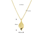 Collier 42 - 44 cm 14k geelgoud