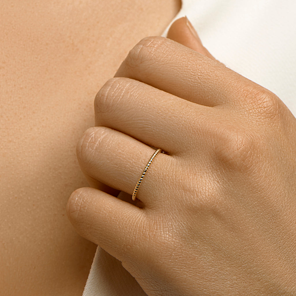 Aanschuifring 14k geelgoud