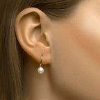 Oorhangers parel franse haak 14k geelgoud