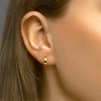 Klapoorringen 14k geelgoud