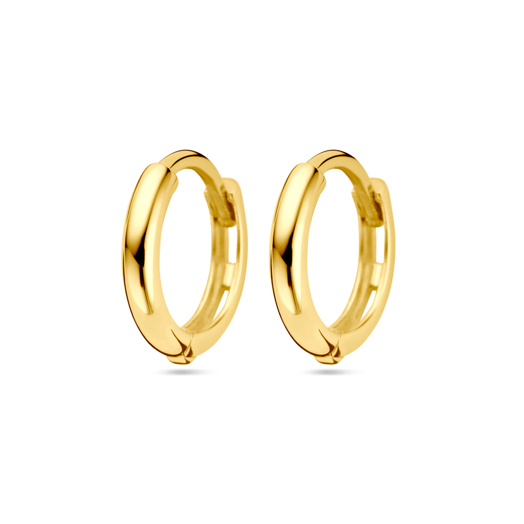 Klapoorringen 14k geelgoud