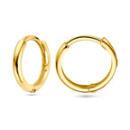 Klapoorringen 14k geelgoud