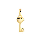 Hanger sleutel 14k geelgoud